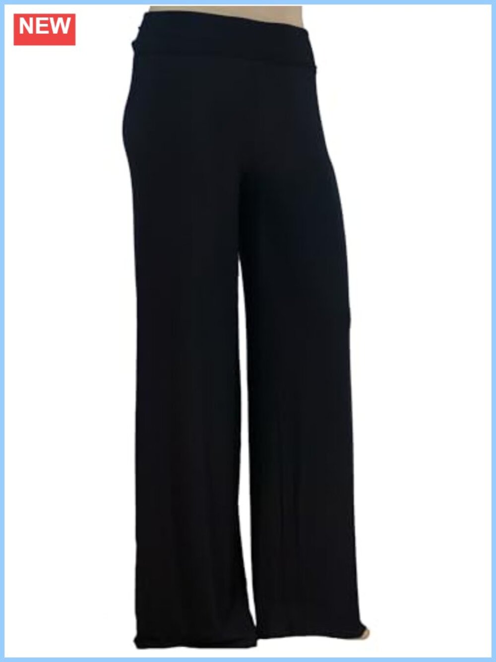 Women's Wide Leg Palazzo Pants Pull On Modal Spandex Dress Pants
